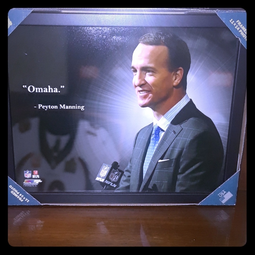Payton Manning photo frame